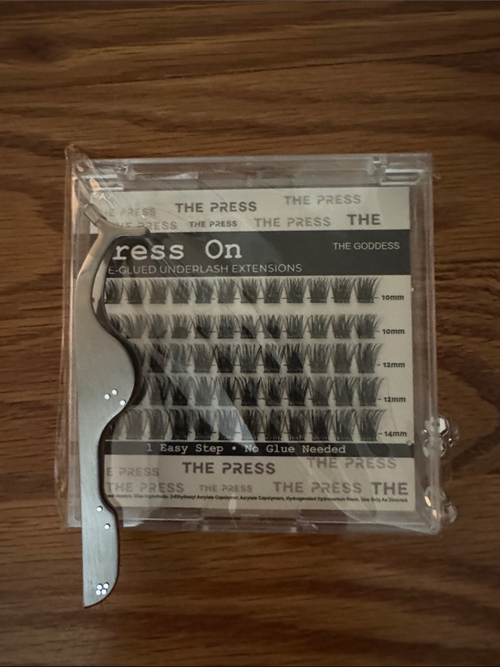 New nib Press On The Goddess Individual Underlash Extensions - Black